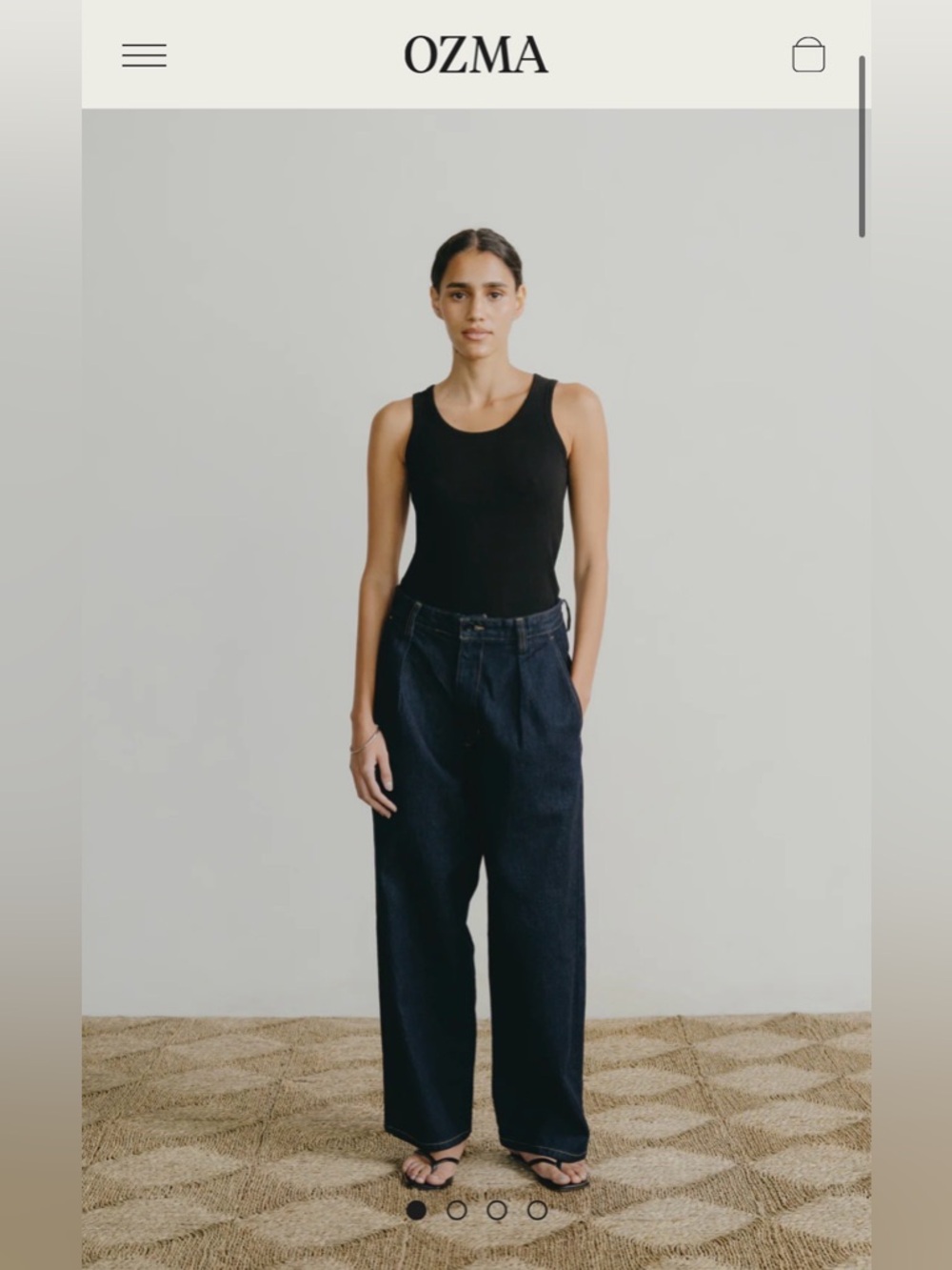 OZMA Field Pant, Tencel Denim, Rinse XS